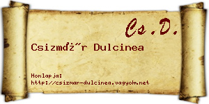Csizmár Dulcinea névjegykártya
